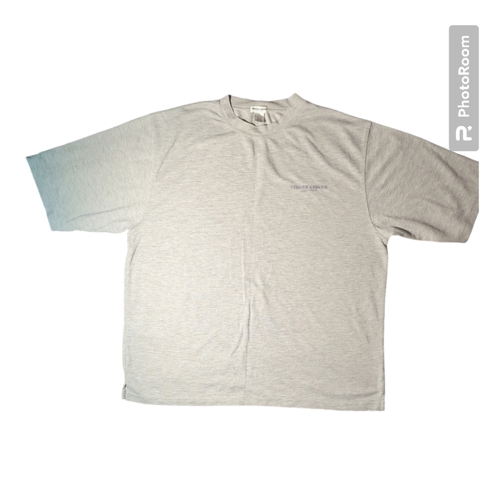 Men's Circus circus Las Vegas Tshirt gray size 3 XL 3  extra large